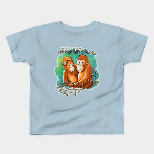 World's Awesomest Non-Binary Sibling Kids T-Shirt